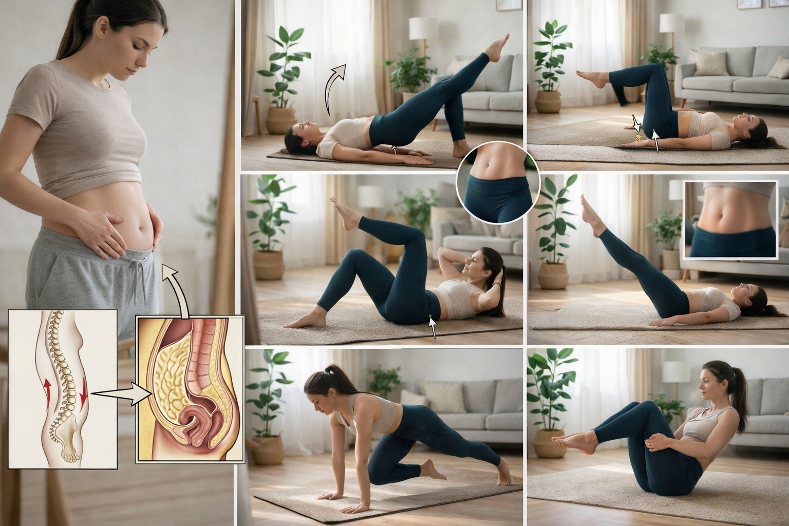 お腹だけ痩せたい方へ｜下腹ぽっこりの原因と改善エクササイズ5選